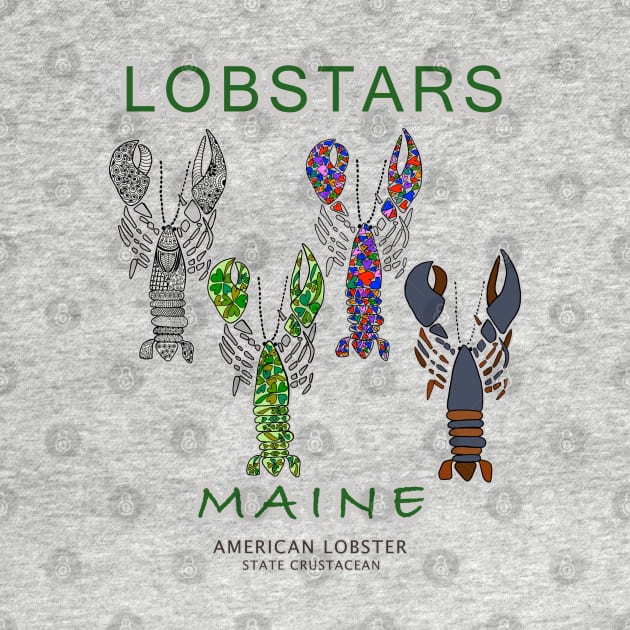 Lobster, Lobsters, Maine, funny sayings, LOBSTARS by cfmacomber